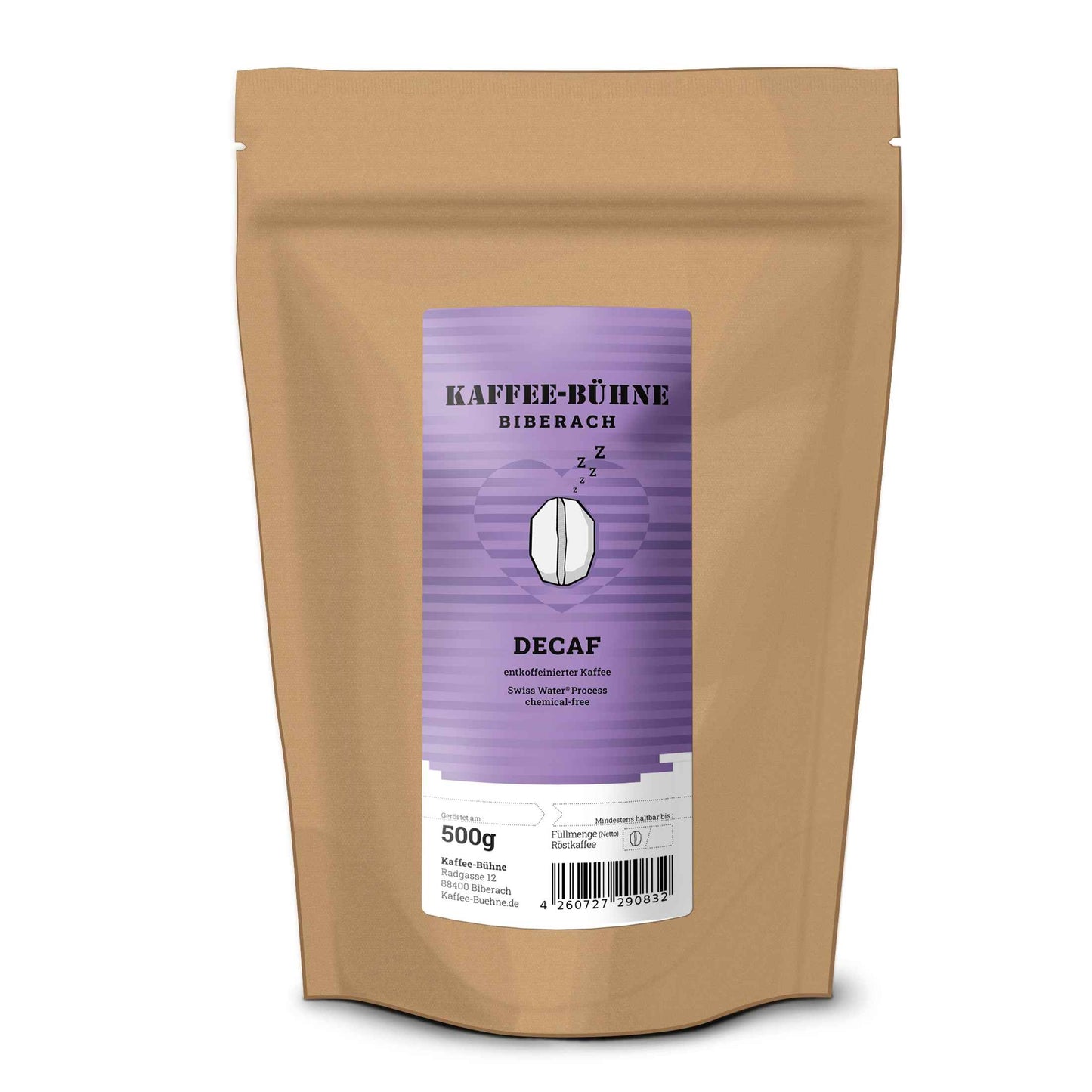 DECAF - entkoffeinierter Kaffee